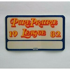 Pure Prairie League 1982 Backstage Pass Southern Blues Rock Country Concert